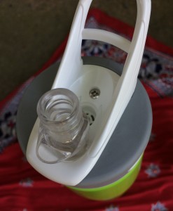 self-filtering water bottle